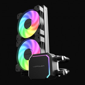 CPU Cooler LC-Power LC-CC-280-B-ARGB Jet Flow Liquid Cooler
