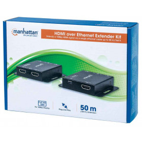 ADAPTOR MANHATTAN HDMI over ETHERNET EXTENDER KIT