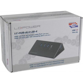 Hub LC-Power LC-HUB-ALU-2B-4 3 x USB 3 + 1 x USB Charging