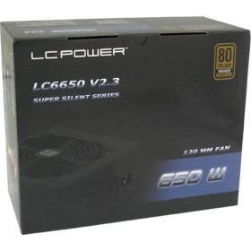 PSU LC-Power Super Silent Series LC6650 V2.3 650w ATX APFC 80+ Bronze