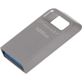 FLASH USB KINGSTON 128GB Data Traveler Micro 3.1 Silver