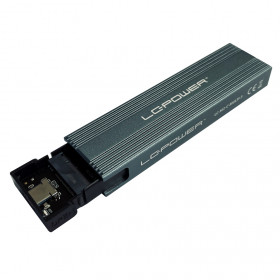 Enclosure LC-Power LC-M2-C-MULTI-3 M.2 NVMe/SATA Type C USB 3.2