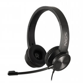 HEADSET NGS [MSX11PRO] BLACK with MIC & VOL.