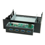 Internal USB 3.0 Hub Value for 3.5/5.25 bay 4port - Image 2