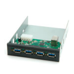 Internal USB 3.0 Hub Value for 3.5/5.25 bay 4port - Image 3