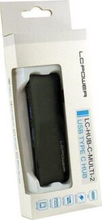 Docking Station LC-Power LC-HUB-C-MULTI-2A Type C Card Reader + 2 x USB 3.0 + 1 x USB C PD - Image 3