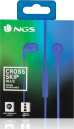 Ακουστικά Ενσύρματα NGS Cross Skip με λειτουργία Hands Free Blue - Image 3