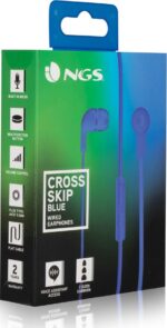 Ακουστικά Ενσύρματα NGS Cross Skip με λειτουργία Hands Free Blue - Image 4