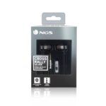 Ακουστικά Ενσύρματα NGS Cross Rally με λειτουργία Hands Free Silver - Image 4