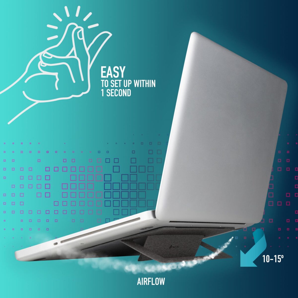 ΒΑΣH LAPTOP NGS [LIFTSTAND] adjustable to 10-15inch - Image 3
