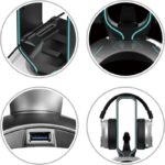 Headphone Holder LC-Power HEAD-BUNGEE with USB Hub + Mouse Bungee RGB - Image 3