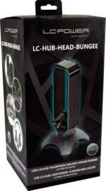 Headphone Holder LC-Power HEAD-BUNGEE with USB Hub + Mouse Bungee RGB - Image 4