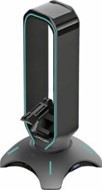 Headphone Holder LC-Power HEAD-BUNGEE with USB Hub + Mouse Bungee RGB - Image 5