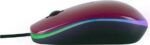 MOUSE NGS WIRED OPTICAL [ADDICT] MAROON WITH LED LIGHTS - Image 3