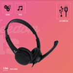 HEADSET NGS [VOX505] USB STEREO with VOLUME CONTROL - Image 4