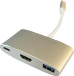 Docking Station LC-Power LC-HUB-C-MULTI-4 Type C with USB 3.0, HDMI and PD - Image 3