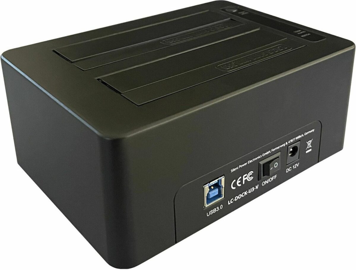 Docking Station LC-Power LC-DOCK-U3-V 2 x 2.5"/3.5" SATA USB 3.0 - Image 4