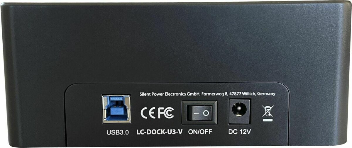 Docking Station LC-Power LC-DOCK-U3-V 2 x 2.5"/3.5" SATA USB 3.0 - Image 5