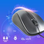 MOUSE NGS USB OPTICAL1200dpi [CREW] GRAY - Image 4
