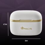 Handsfree Bluetooth NGS Artica Trophy with ANC White - Image 4