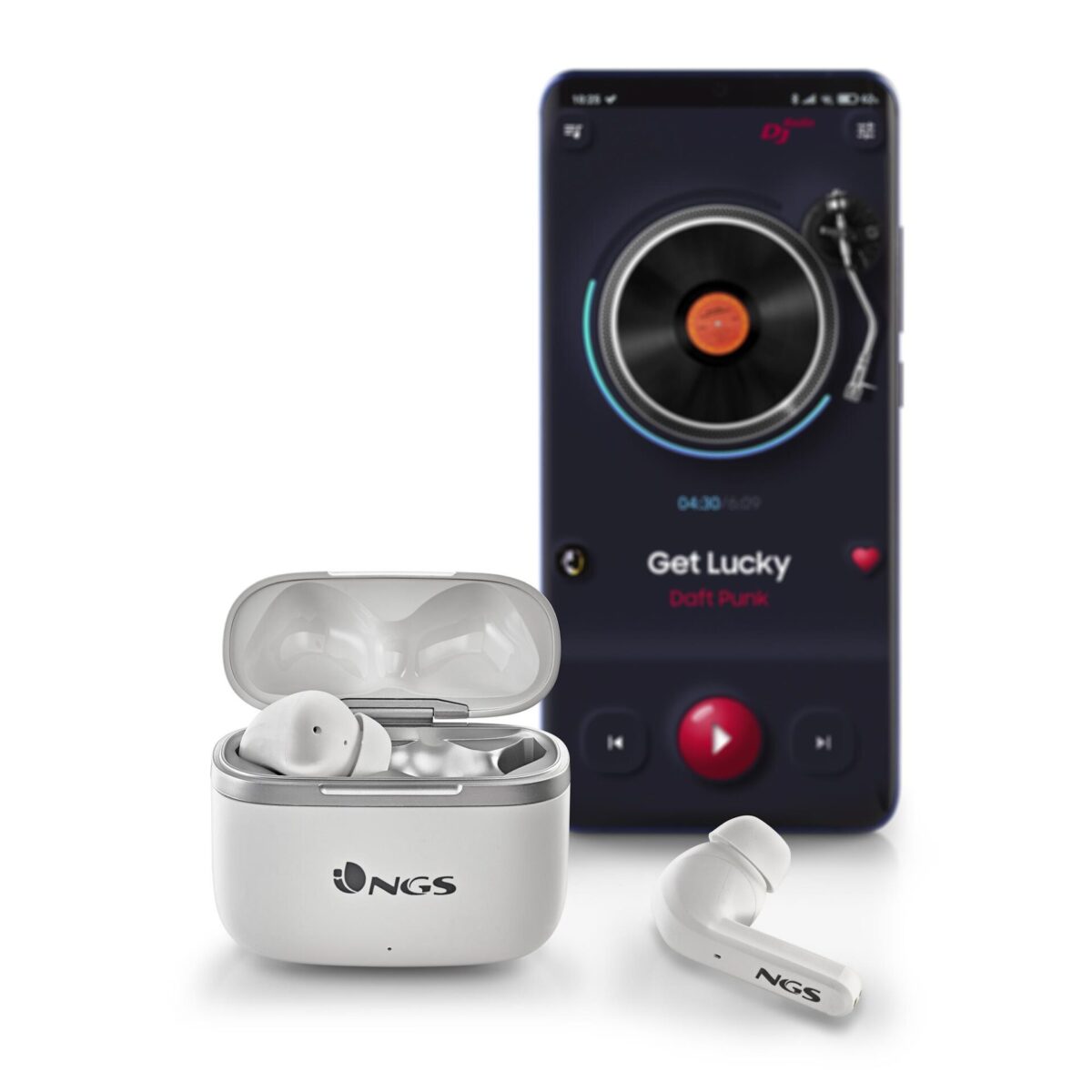 EARPHONE BT NGS [ARTICA CROWN] WHITE TWS - Image 2