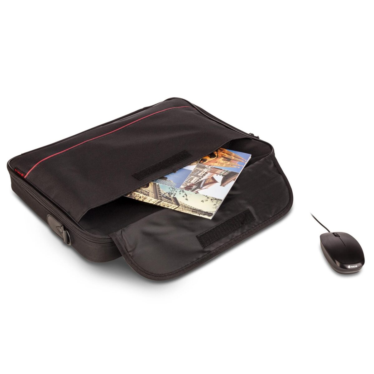 ΤΣΑΝΤΑ NB MONRAY [BUREAU KIT 16"] + wired MOUSE Black - Image 2