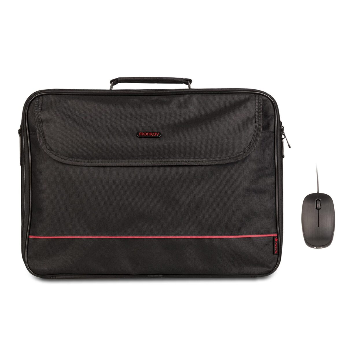 ΤΣΑΝΤΑ NB MONRAY [BUREAU KIT 16"] + wired MOUSE Black - Image 3