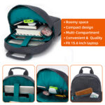 Τσάντα Laptop Kingslong Urban Series 15.6" Backpack Dark Blue - Image 4