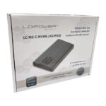 Enclosure LC-Power LC-M2-C-NVME-2X2-RAID 2 x NVMe M.2 SSD USB 3.2 RAID - Image 4