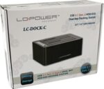 Docking Station LC-Power LC-DOCK-C 2 x 2.5"/3.5" SATA Type C USB 3.1 - Image 3
