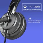HEADSET NGS VOX605 USB-C with VOLUME CONTROL and USB-A adaptor - Image 3