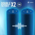 Bluetooth Speaker NGS [ROLLER REEF] 20W IP67 WATERPROOF TWS/AUX IN 20h BATTERY Blue - Image 5