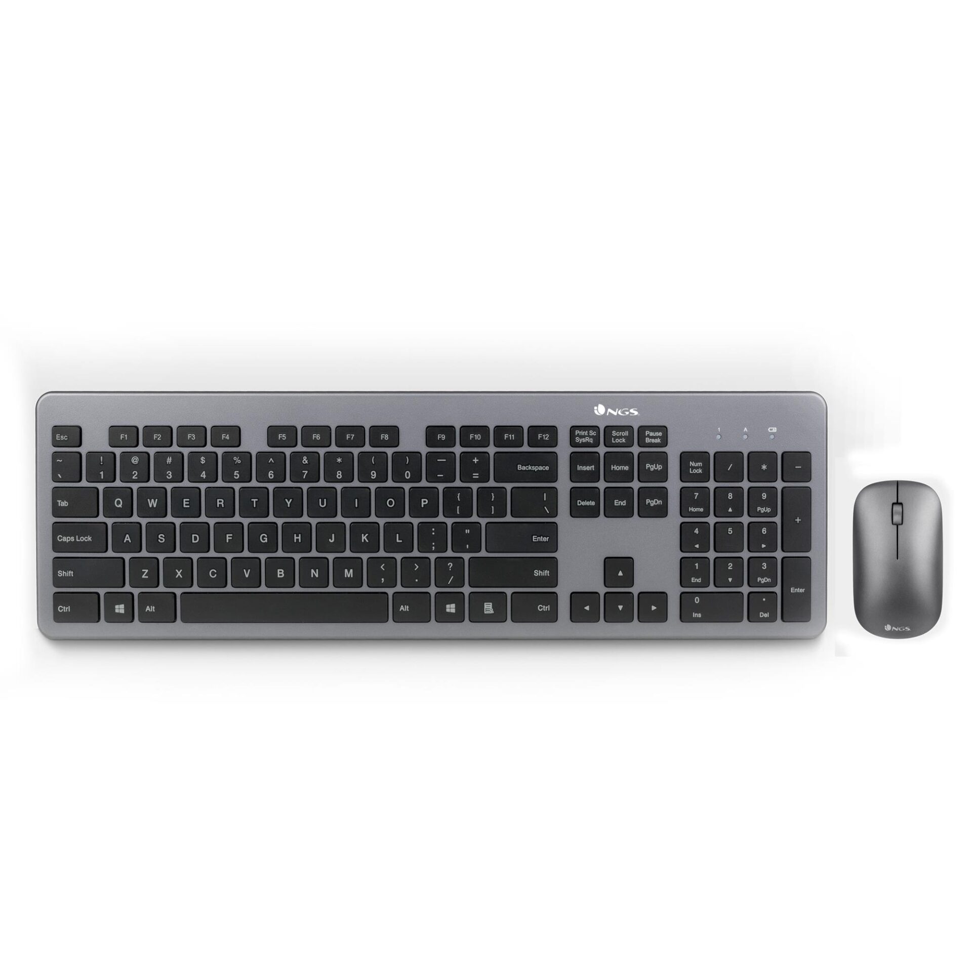 422254090-o1.jpg Set Keyboard/Mouse NGS Matrix Ultra Slim Wireless - Image 1
