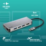Docking Station NGS Wonderdock 8 Card Reader, HDMI, RJ45, PD, USB 3.0 - Image 5