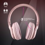 Ακουστικά Bluetooth NGS Artica Greed με λειτουργεία Hands Free Pink - Image 5