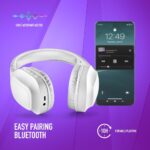Ακουστικά BT NGS Artica Wrath Hands Free Line-in White - Image 2