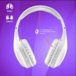 Ακουστικά BT NGS Artica Wrath Hands Free Line-in White - Image 3
