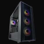 Case LC-Power Gaming 810B Black Dark_Crawler_X Midi ARGB Tempered Glass