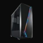 Case LC-Power Gaming 700B Hexagon Midi RGB Tempered Glass