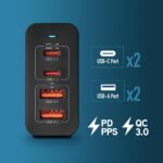 Φορτιστής NGS BUD 100W USB-C + USB-A Φορτιστής Τοίχου | GaN Power Adapter για Laptop/Tablet/Smartphone - Image 2