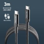 Καλώδιο Φόρτισης NGS KNOT 100W-3 – 3 Μέτρα / USB-C σε USB-C / 100W PD - Image 4