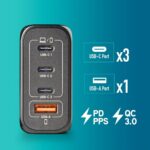 Φορτιστής NGS BUD 140W USB-C + USB-A Φορτιστής Τοίχου | GaN Power Adapter για Laptop/Tablet/Smartphone - Image 2