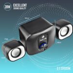 SPEAKERS 2.1 NGS [COMET] 20W USB POWERED - JACK 3.5 MM - Image 4