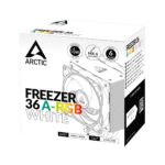 ARCTIC Freezer 36 A-RGB (White) - Direct Touch CPU Cooler Intel/AMD Pressure Optimized push-pull - Image 5